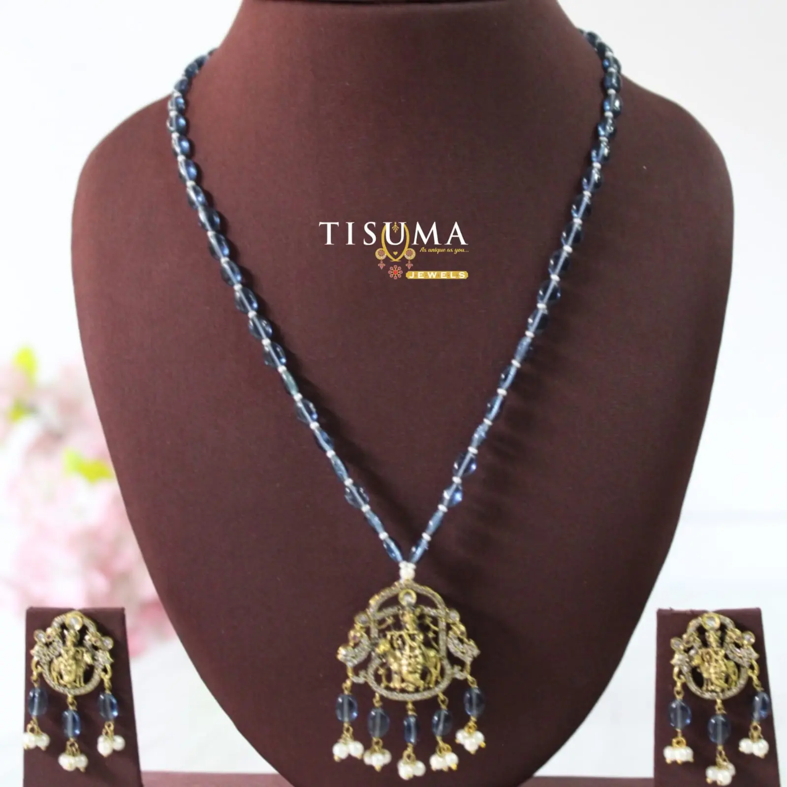 Blue Crystal Beads
